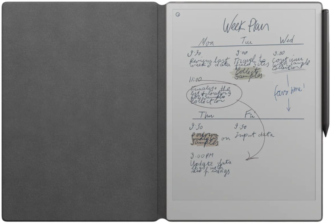 reMarkable Paper Pro 11.8" Tablet Bundle with Marker Plus and Mosaic Weave Book Folio - Image 5