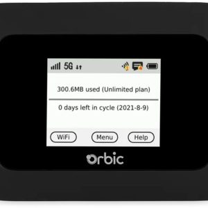 Orbic R500L5 0 [R500LG] Speed 5G UW Mobile Hotspot (Verizon)