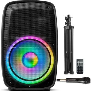 ION Audio Total PA Glow Max Bluetooth Speaker System with Lights