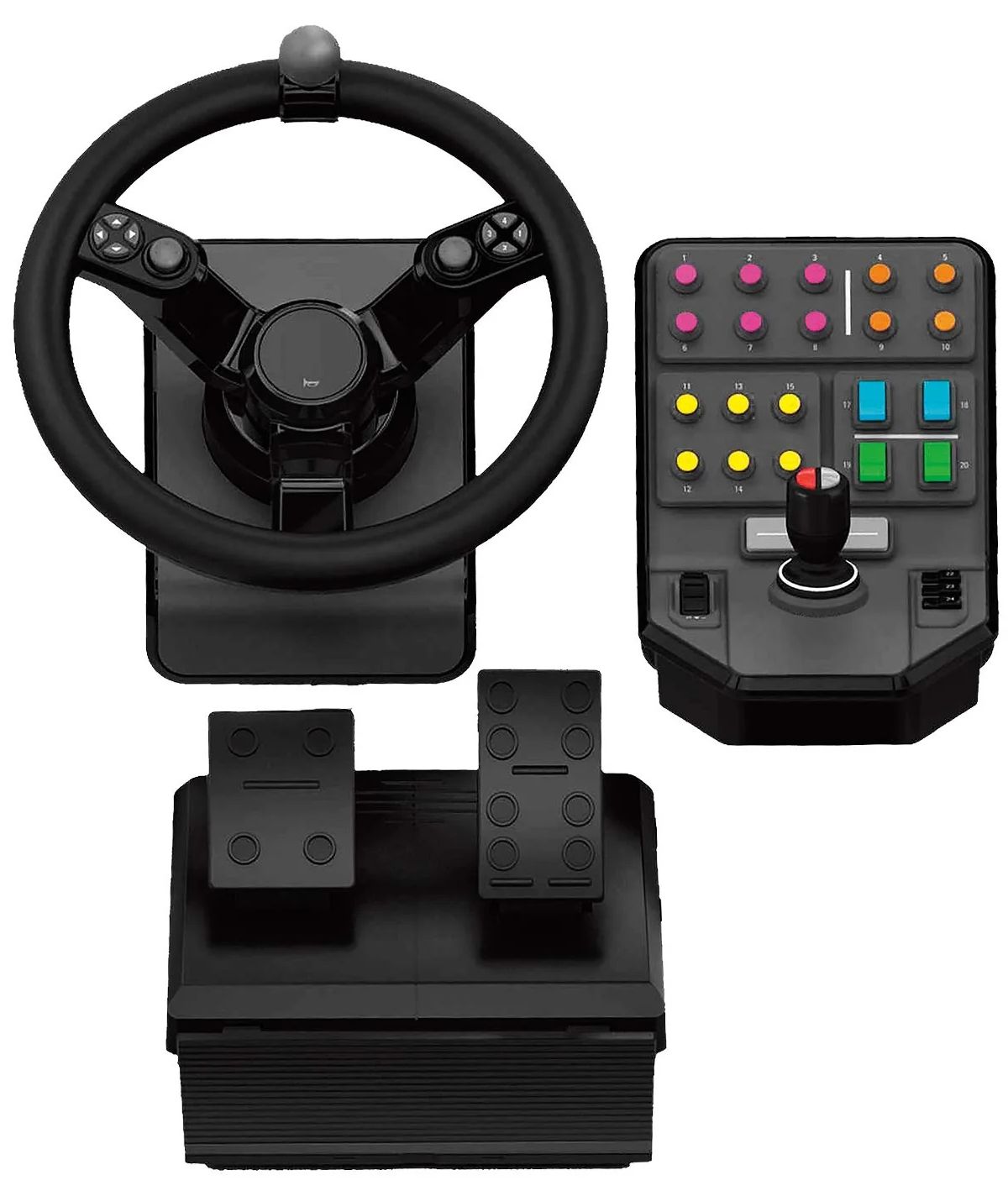 Logitech Heavy Equipment Bundle Wheel and Pedals set