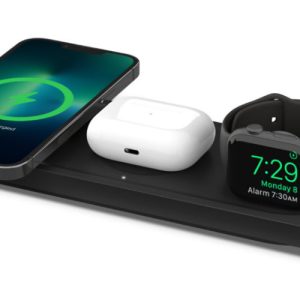 Belkin BOOSTCHARGE PRO 3-in-1 Wireless Charging Pad with MagSafe