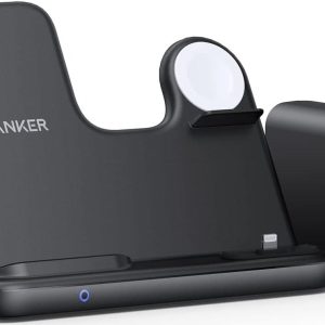 Anker 544 4-in-1 Stand Wireless Charger with 60W Quick Charge DC Adapter