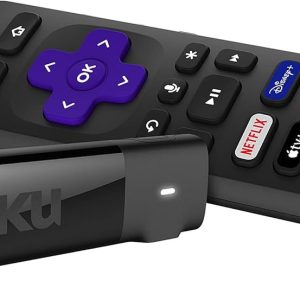Roku 3810R Streaming Stick and 4K Streaming Media Player with Long Range Wireless & Voice Remote