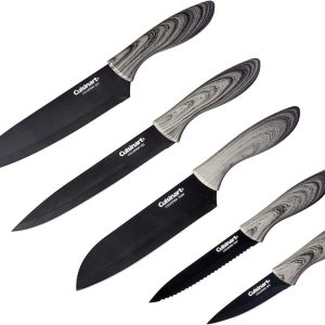 Cuisinart C55-10PBO Ceramic Coated Knife Set 10-Piece