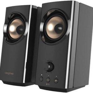 Creative T60 2.0 Compact Hi-Fi Desktop Speakers with Clear Dialog and Surround