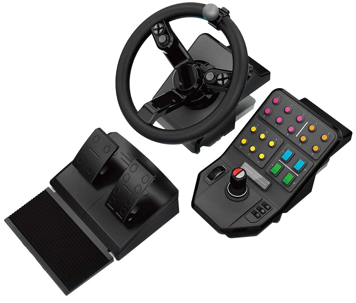 Logitech Heavy Equipment Bundle Wheel and Pedals set - Image 2