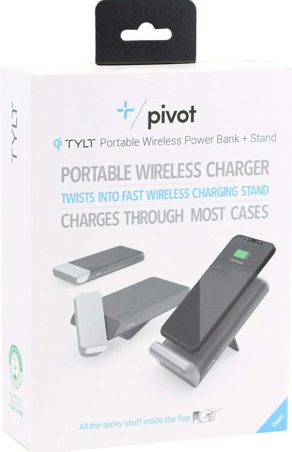 Tylt Pivot Portable Wireless Power Bank + Stand - Image 2