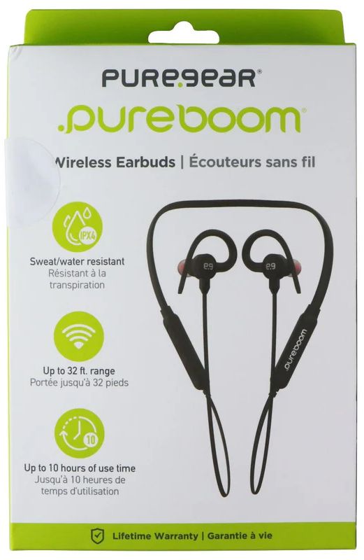 PureGear PureBoom Sport Wireless Earbuds with Built-in Mic - Image 2