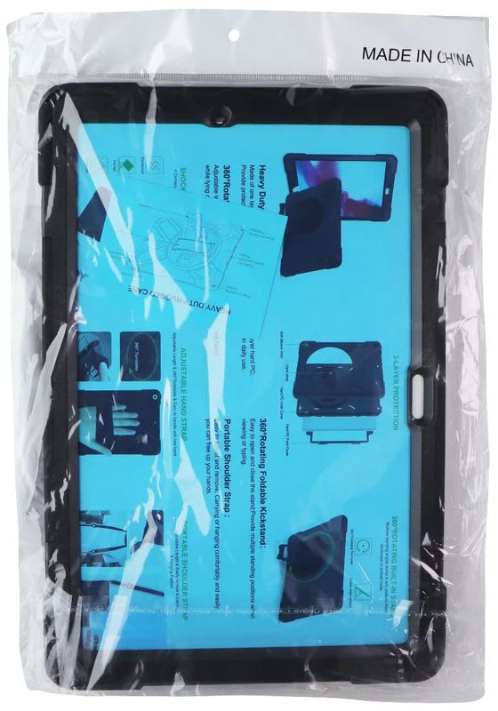 Rugged Hand Strap Tablet Case with Kickstand for Samsung Galaxy Tab S7/S7 FE - Image 2