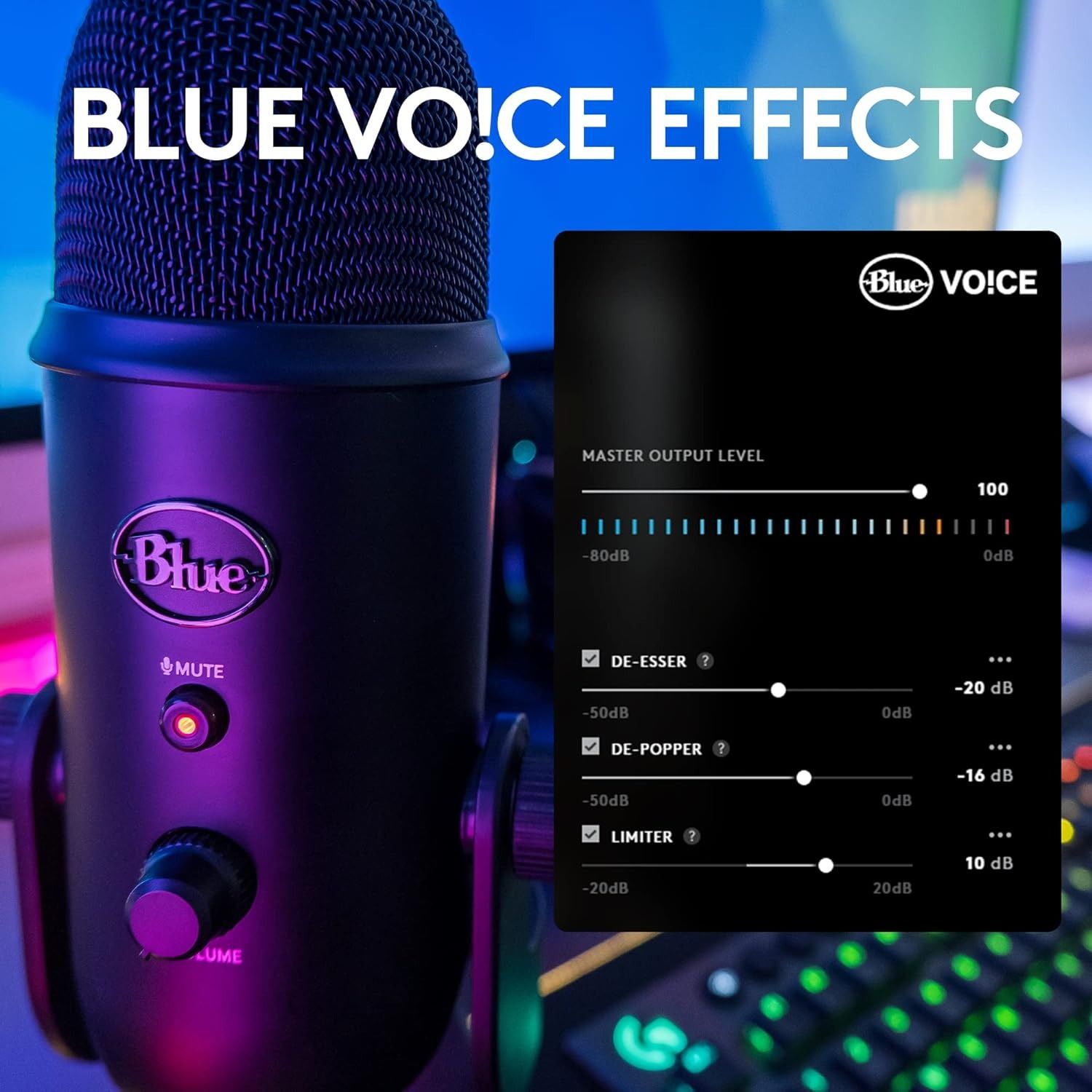 Logitech for Creators Blue Yeti Game Streaming Kit - Image 4