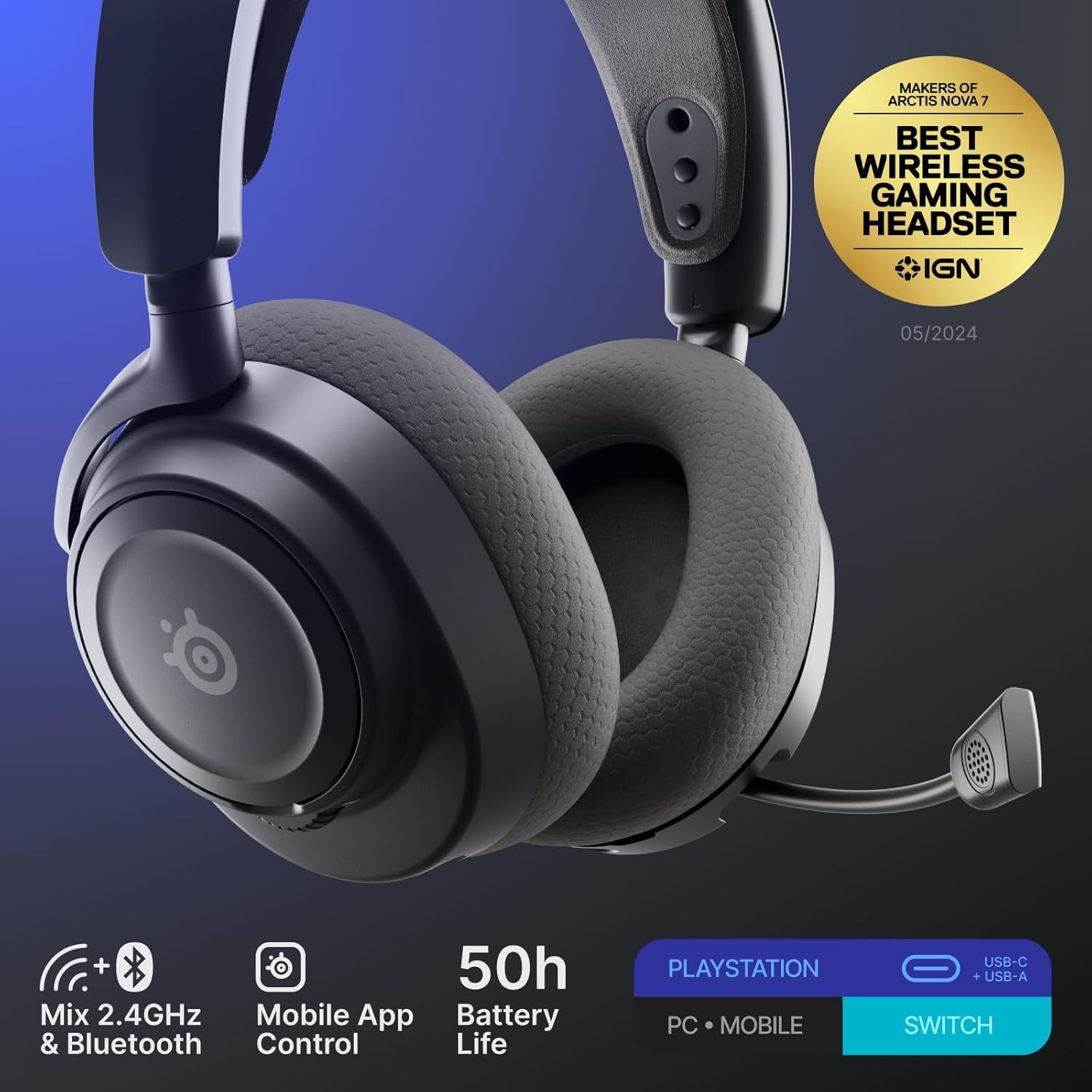 SteelSeries Arctis Nova 7P Gen 2 Wireless Gaming Headset - Image 21
