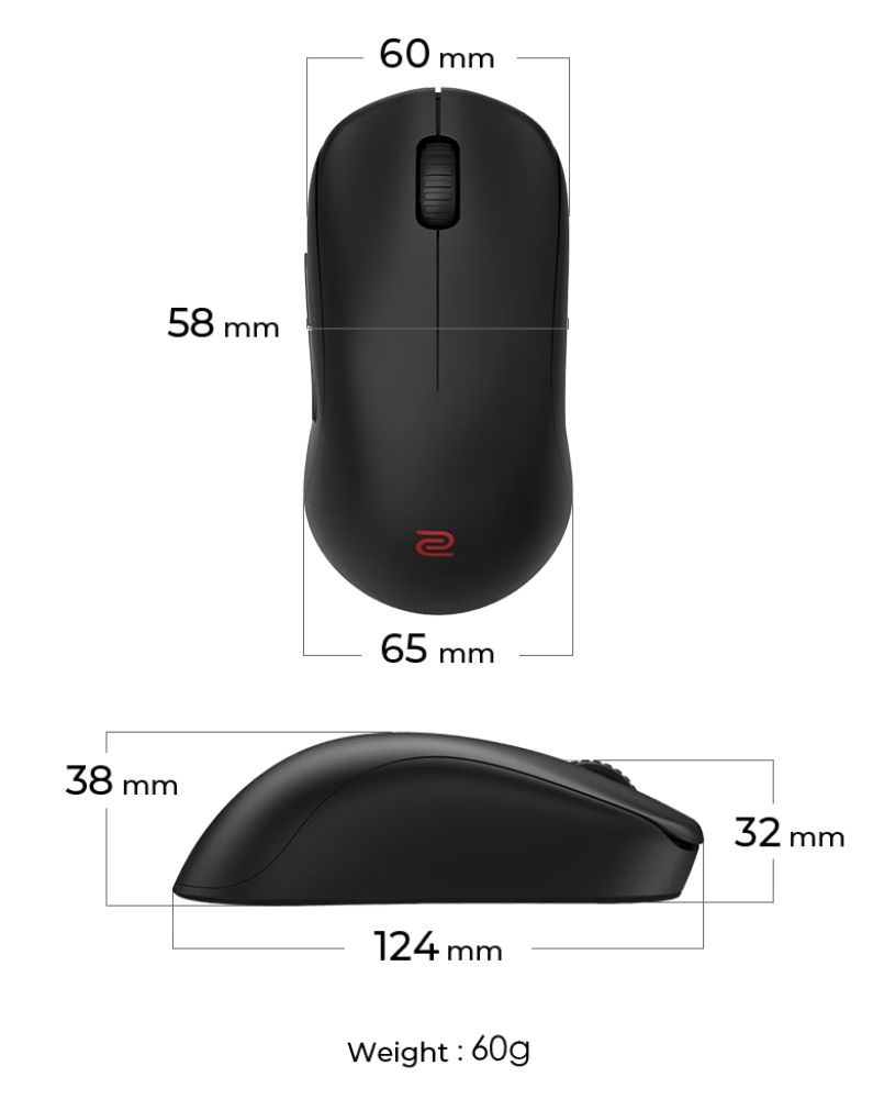 BenQ Zowie U2 Wireless Mouse for Esports - Image 7