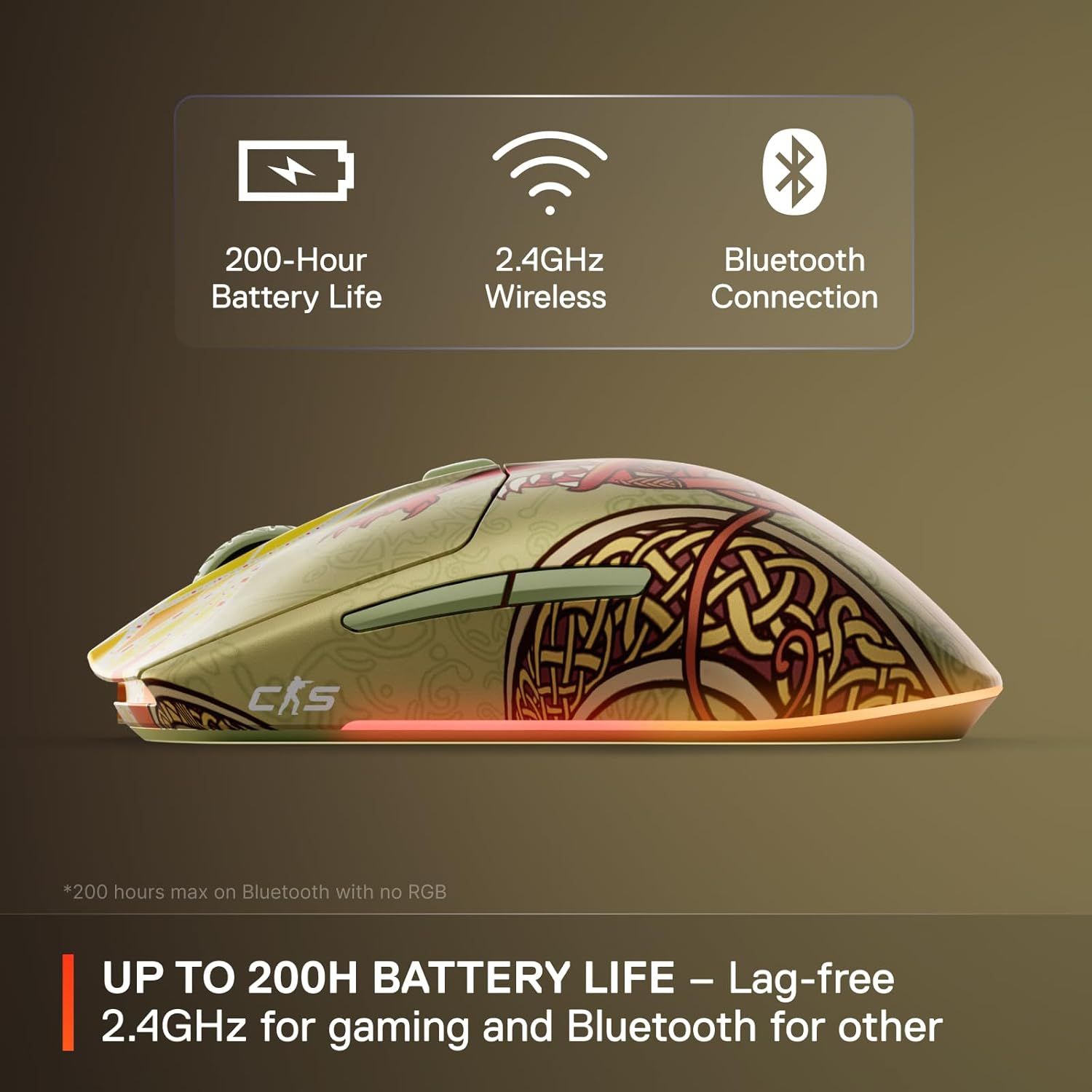 SteelSeries Aerox 3 Wireless Gaming Mouse - Image 48