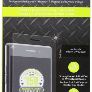 PureGear Steel 360 Tempered Glass Screen Protector for Motorola Edge+ 5G UW (2022)