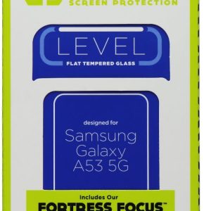 Fortress Level Flat Tempered Glass Screen Protector for Galaxy A53 (5G)
