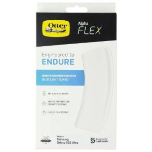 Otterbox Alpha Flex Blue Light Guard Screen Protector for Galaxy S22 Ultra