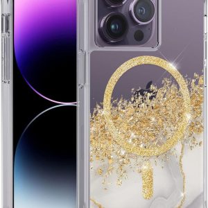 Case-Mate Karat Marble Phone Case with Magsafe for iPhone 14 Pro