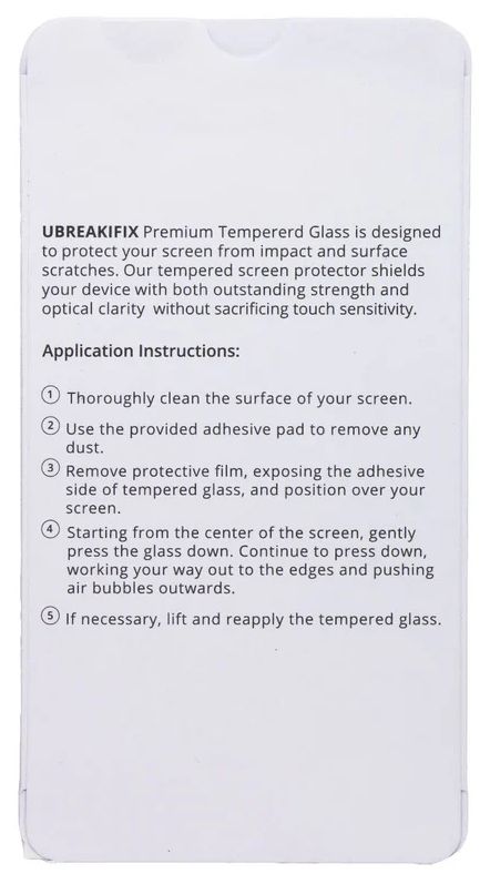 UBREAKIFIX Tempered Glass Screen Protector for iPhone 13 mini (5Pack) - Image 2