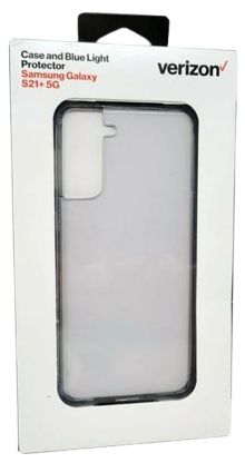 Verizon Clear Phone Case and Blue Light Screen Protector for Samsung Galaxy S21+ 5G - Image 2