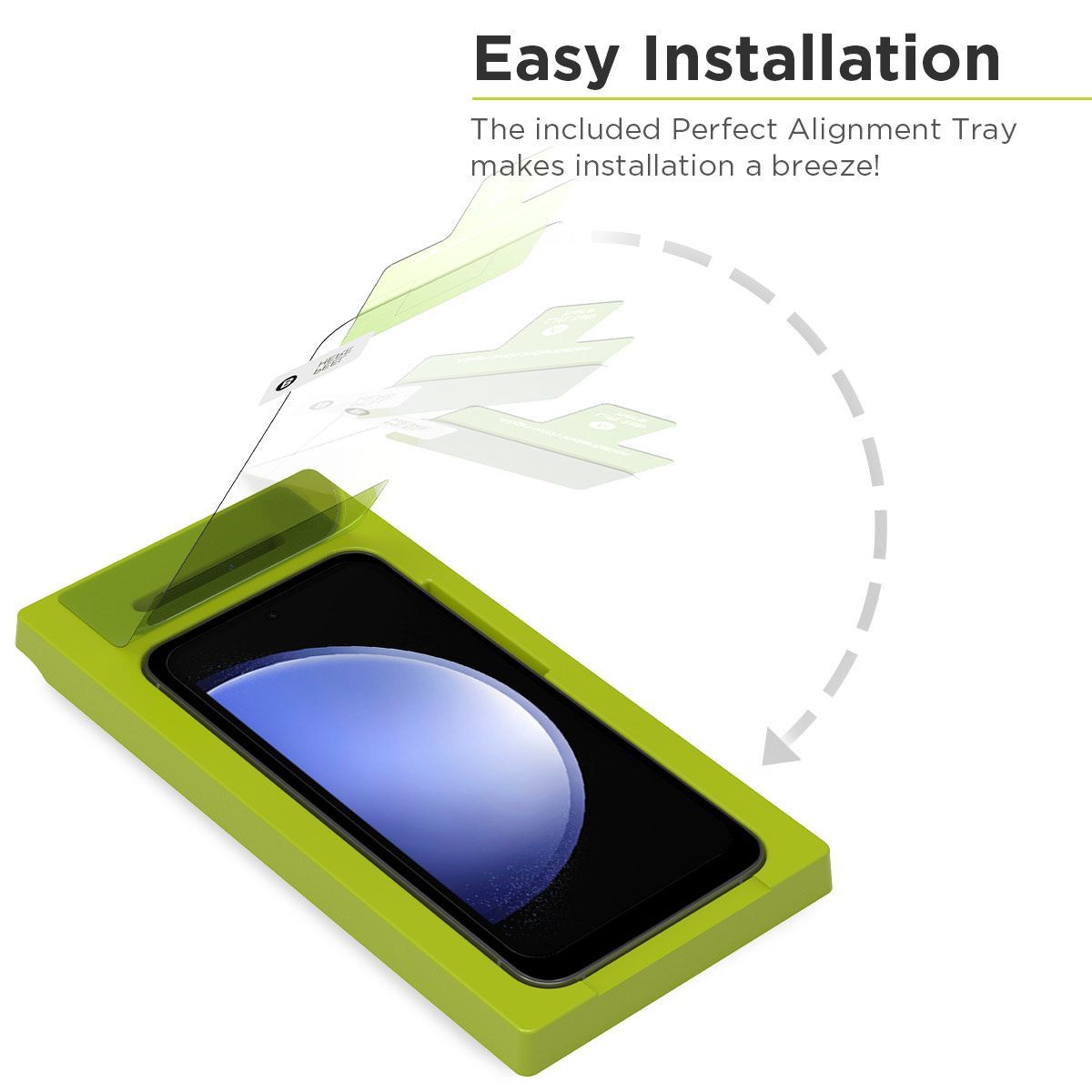 PureGear Steel 360 Series Tempered Glass Screen Protector for Samsung Galaxy S23 FE - Image 2
