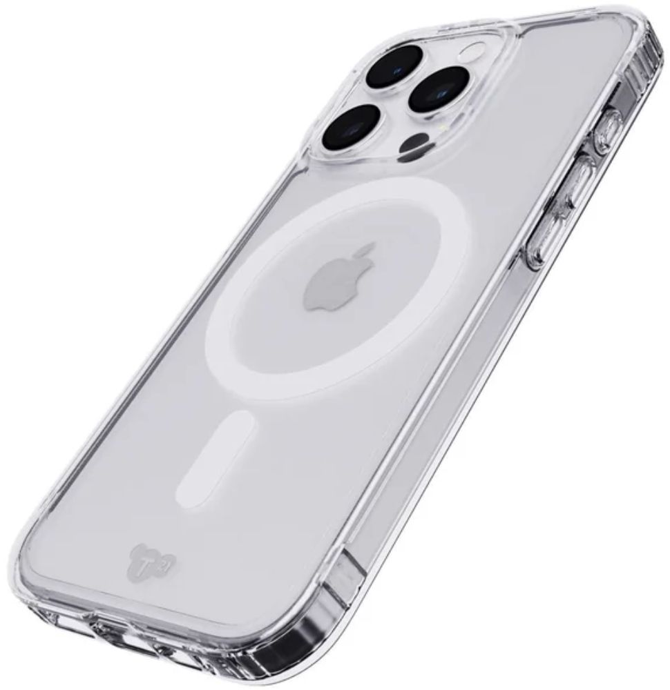Tech21 EvoClear Phone Case with MagSafe for iPhone 15 Pro - Image 3