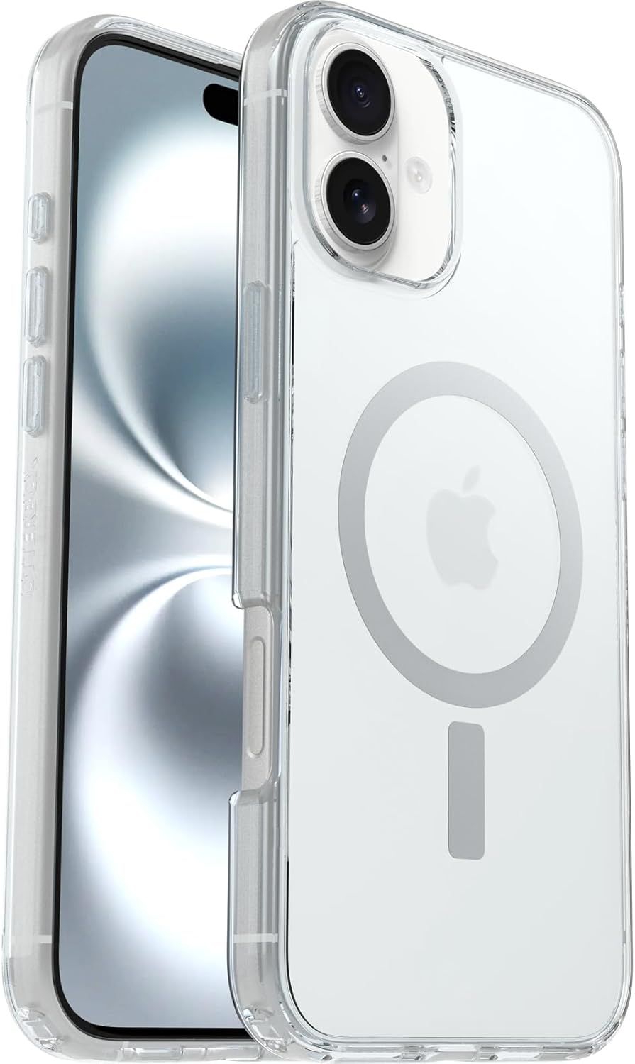 OtterBox Symmetry Series Clear Phone Case with MagSafe for iPhone 16 Plus - Image 38