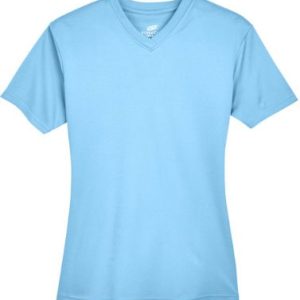 UltraClub UltraClub Ladies' Cool & Dry Sport V-Neck T-Shirt (Size S)