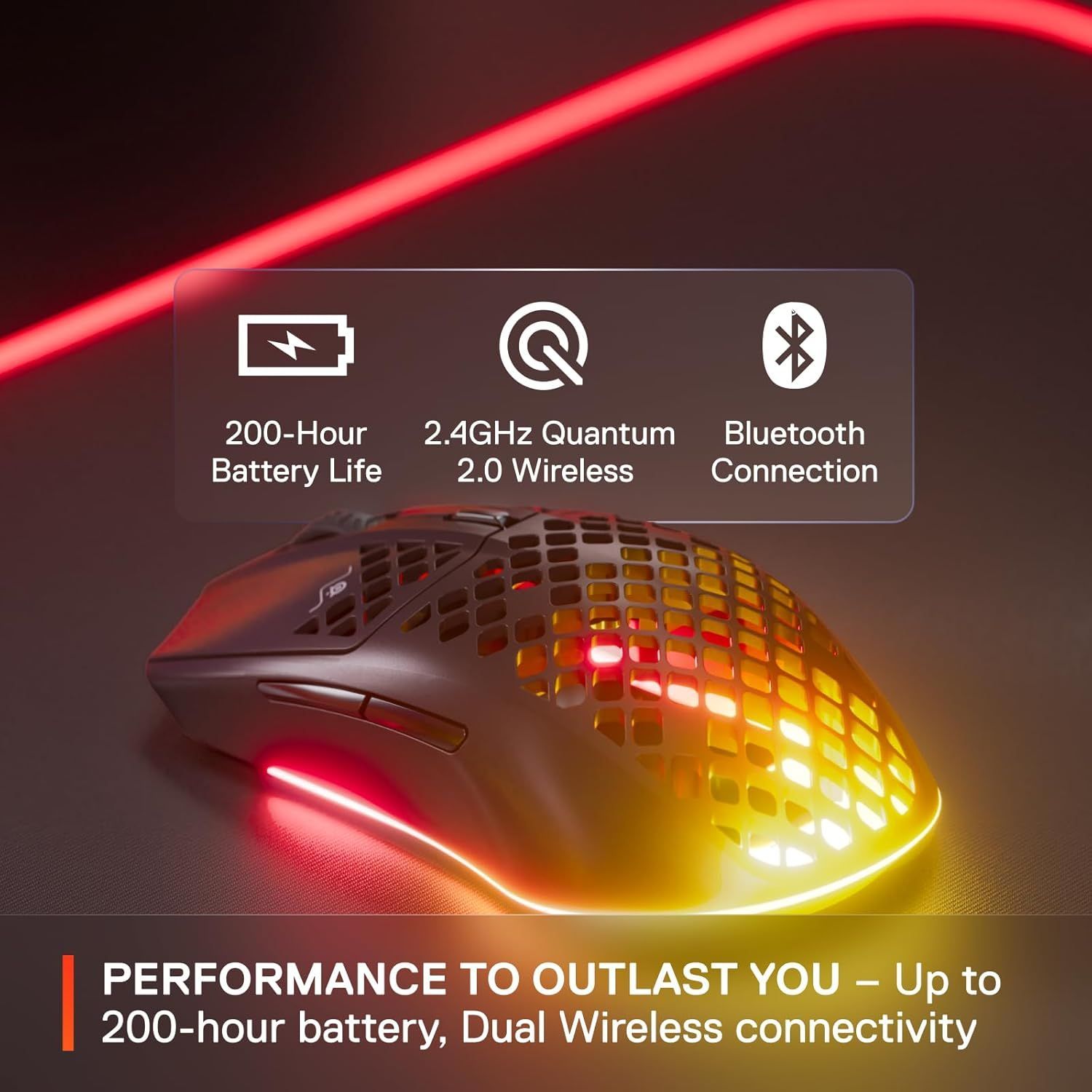 SteelSeries Aerox 3 Wireless Gaming Mouse - Image 16
