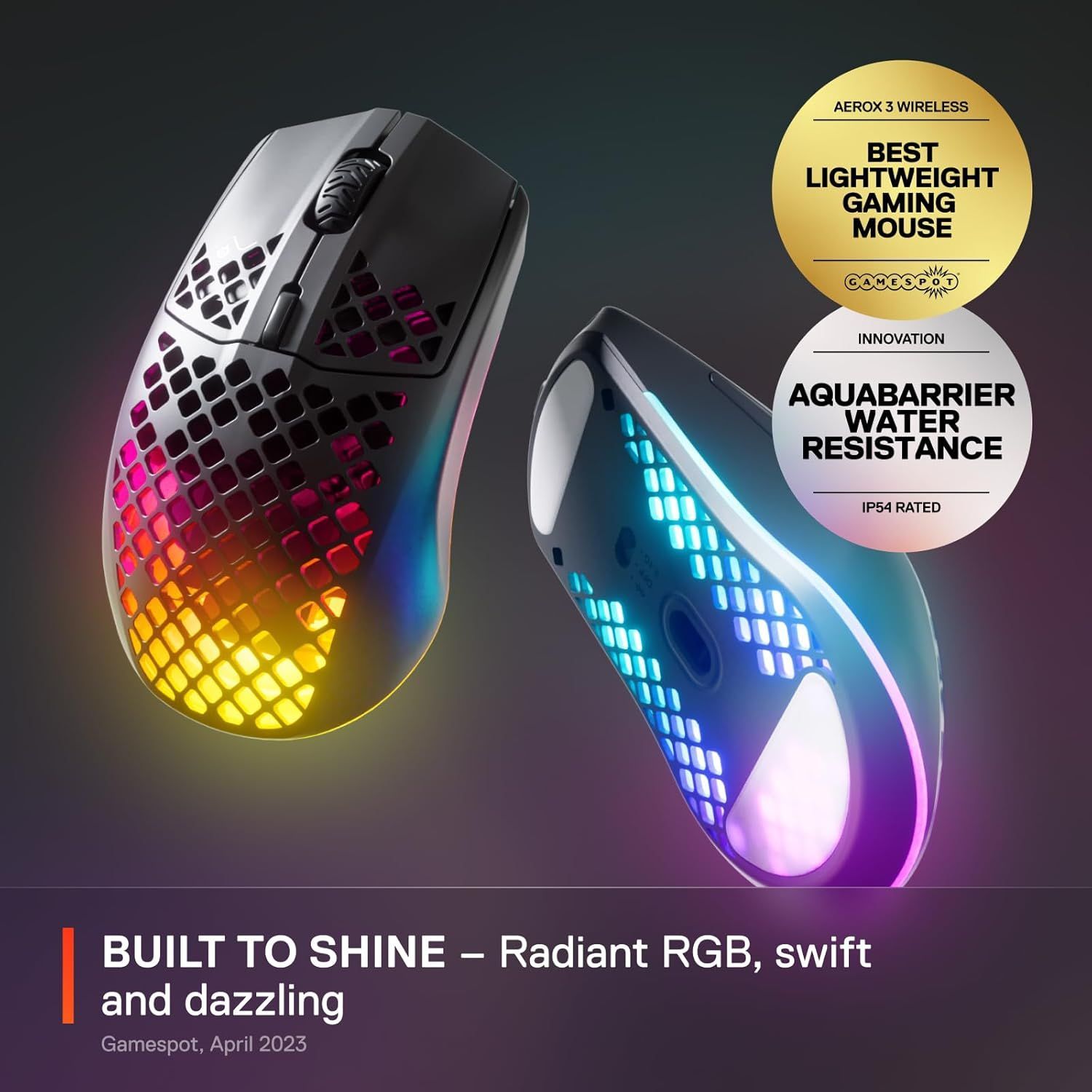 SteelSeries Aerox 3 Wireless Gaming Mouse - Image 12