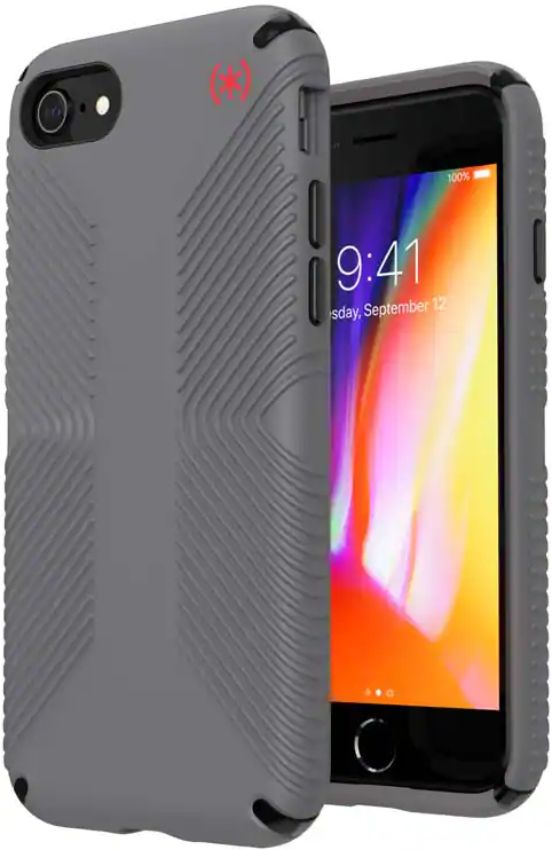 Speck Presidio2 Grip Hybrid Phone Case for iPhone SE (2020) & iPhone 8 / 7