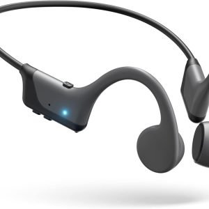 Kimwood Bone Conduction Headphones Open-Ear Wireless Bluetooth Sport Headphones with Microphones