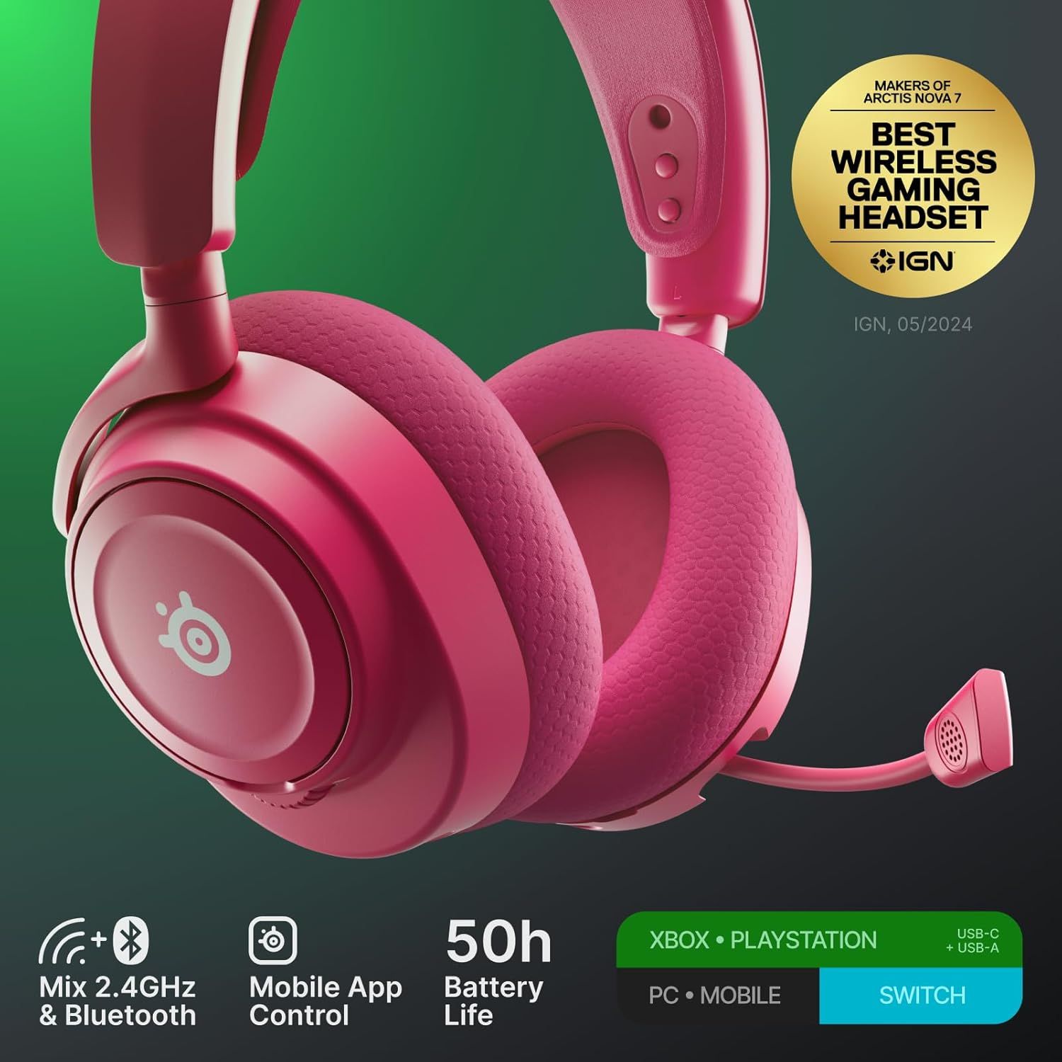SteelSeries Arctis Nova 7X Gen 2 Wireless Gaming Headset - Image 7