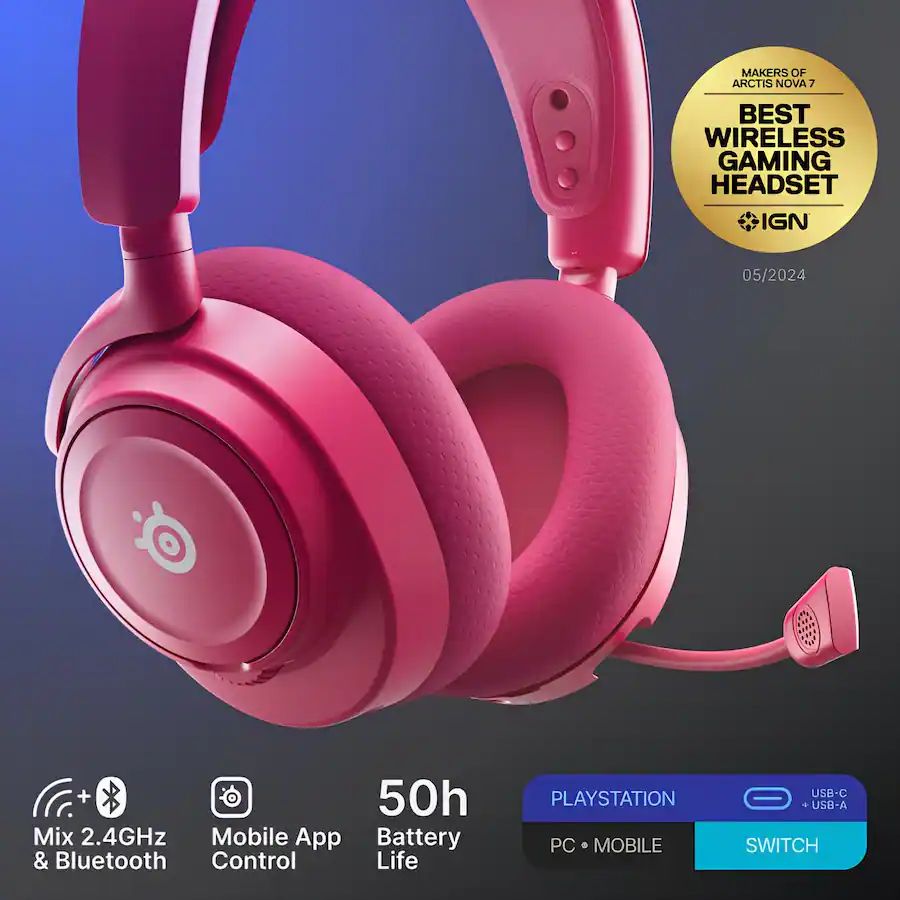 SteelSeries Arctis Nova 7P Gen 2 Wireless Gaming Headset - Image 7