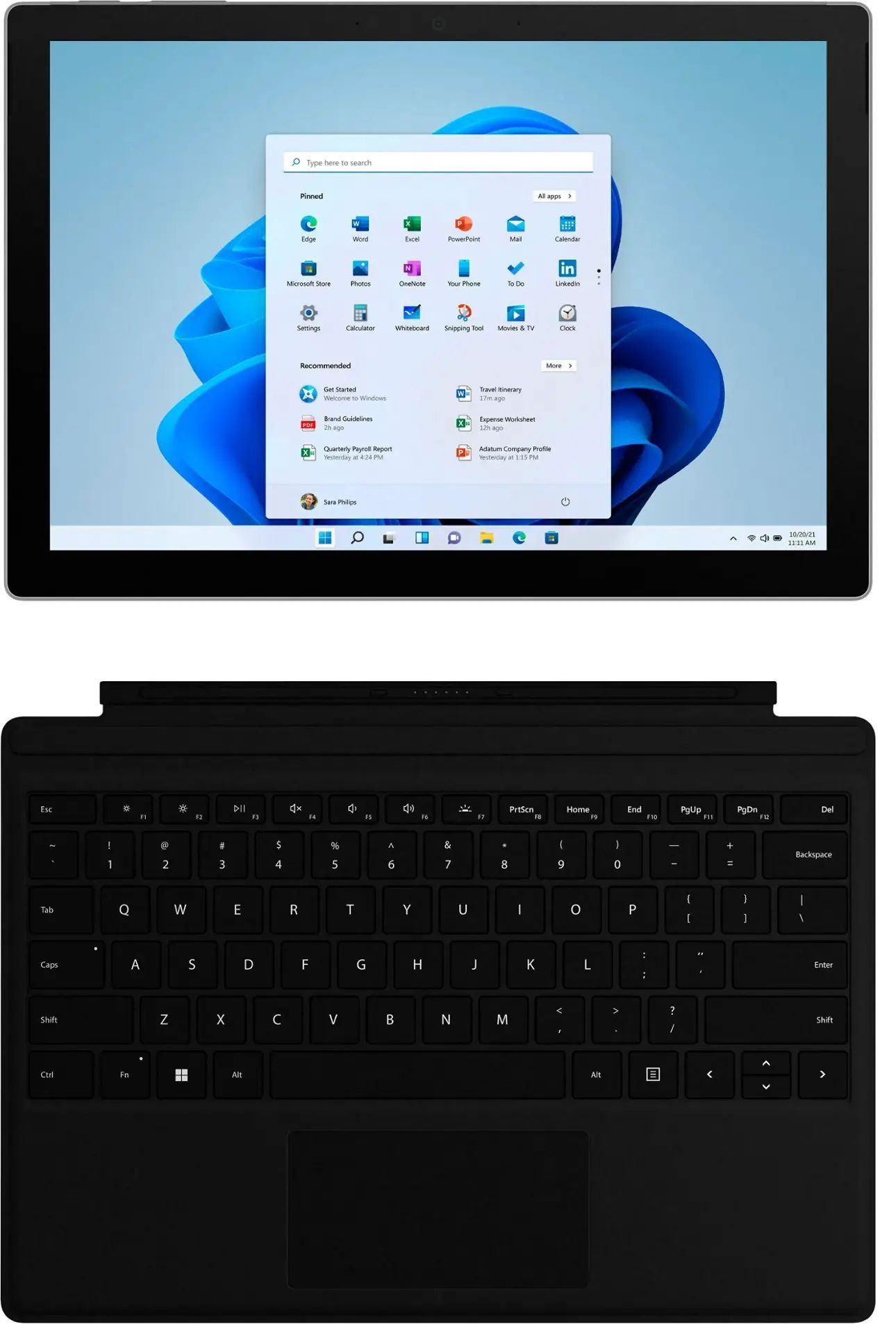 Microsoft Surface Pro 7+ with Surface Pro Type Cover - Image 3