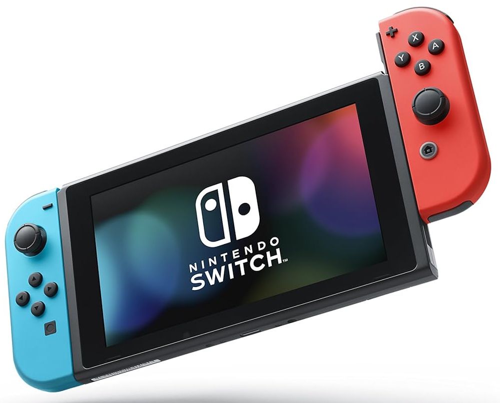 Nintendo Switch with Neon Blue and Neon Red Joy‑Con - Image 3