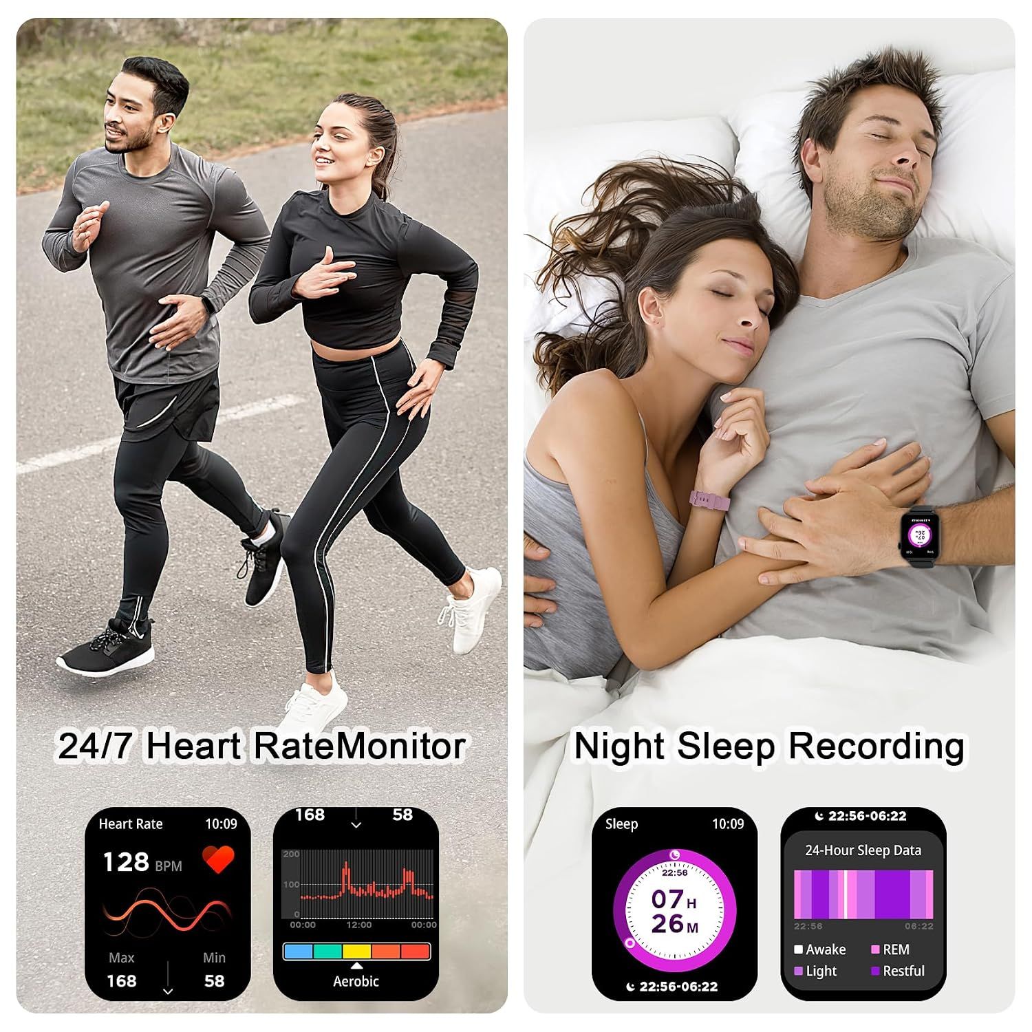 IOWODO R30 Pro Smart Watch 1.85'' HD Screen with Make and Answer Calls - Image 7