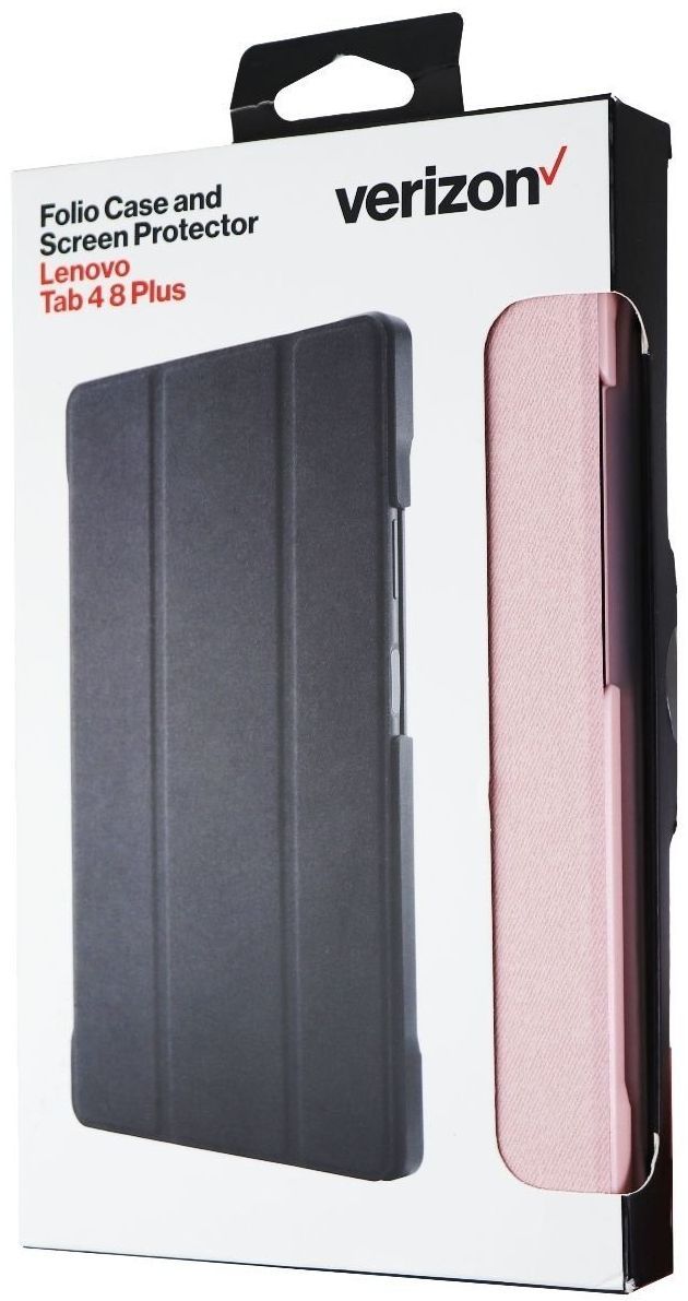 Verizon Folio Tablet Case and Screen Protector for Lenovo Tab 4 8 Plus