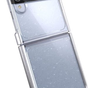 Speck Presidio Perfect-Clear Fold Glitter Phone Case for Samsung Galaxy Z Flip4/ Z Flip3