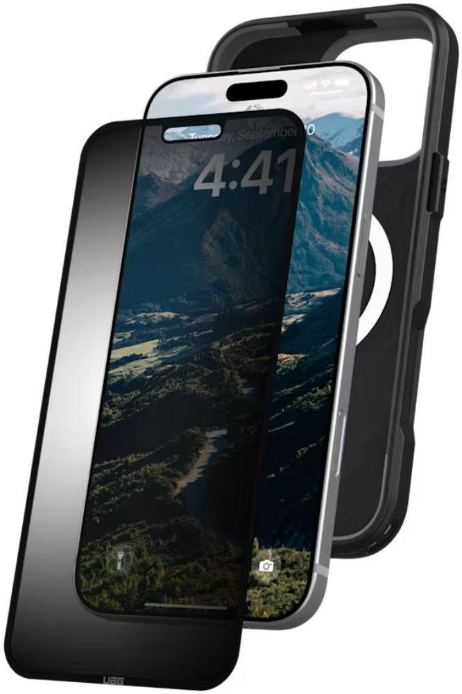 Urban Armor Gear Removable Privacy Screen Protector for Apple iPhone 16 Pro Max - Image 4