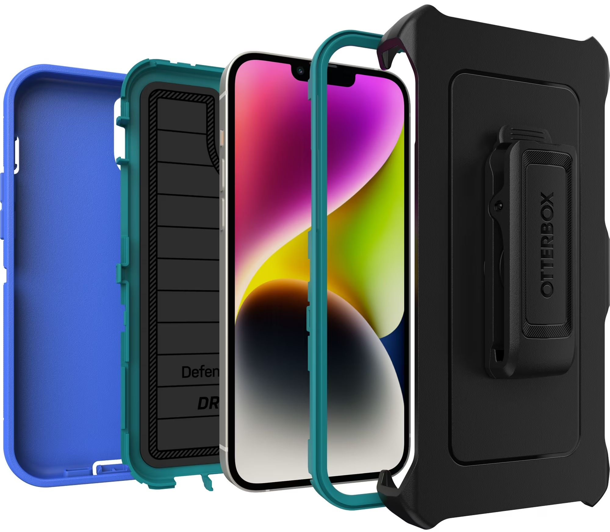 Otterbox Defender Series Pro Phone Case + Holster for iPhone 14 Plus - Image 10