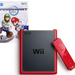 Nintendo Wii Mini Gaming Console with Mario Kart Wii Game