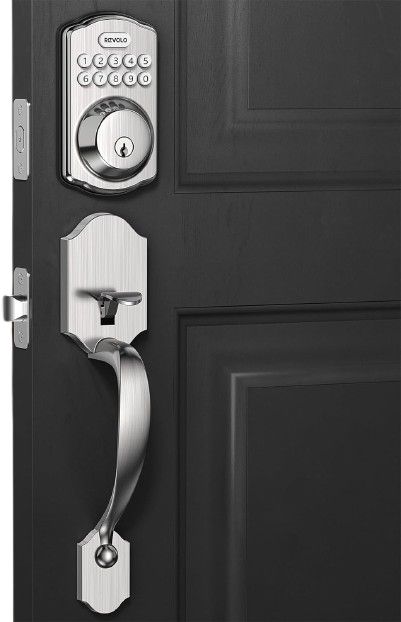 Revolo RE001 Electronic Keypad Deadbolt | Keyless Entry Door Lock | Keyed Entry | Auto Smart Lock with Handle - Image 3