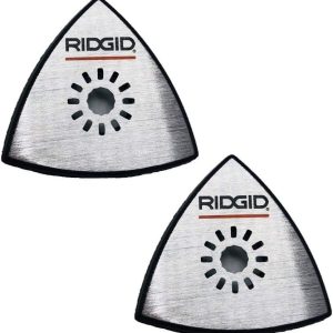 Ridgid R8223404 JobMax Multi-Tool Head Replacement Detail Sanding Backing Pad (2 Pack)