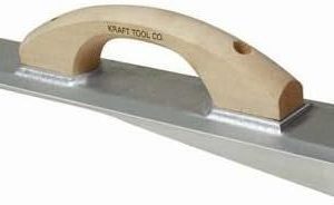 Kraft Tool CF066H-8 Cast Magnesium Beveler Driveway Float w/Wood Handle