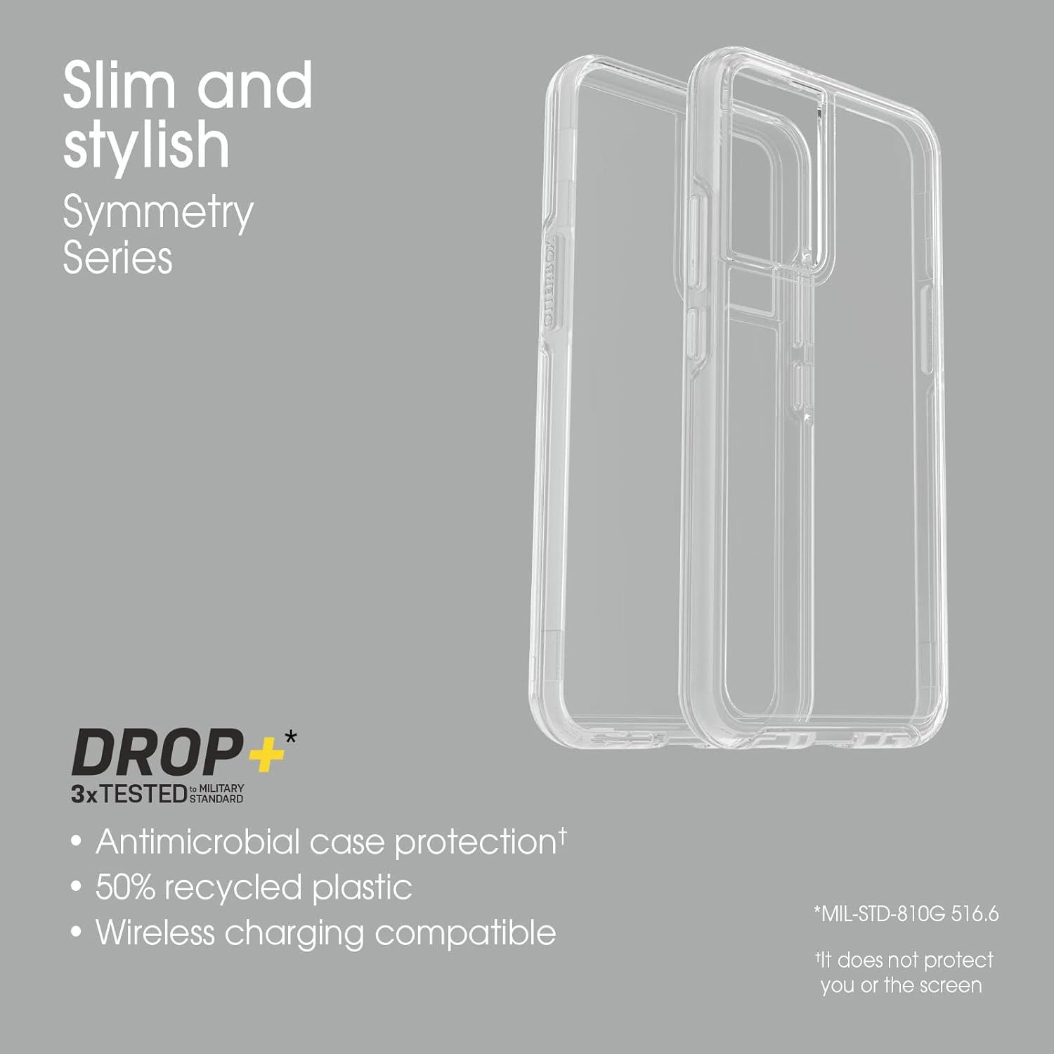 Otterbox Symmetry Series Clear Phone Case for Galaxy S22+ - Image 10