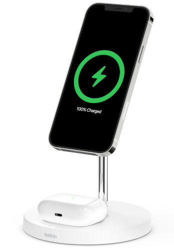 Belkin BOOST↑CHARGE PRO 2-in-1 Wireless Charger Stand with MagSafe 15W - Image 5