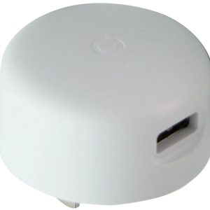 Google (5V/1.5A) 7.5W Single USB Round Wall Adapter/Charger (G17BW)