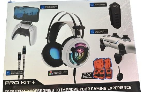 Bionik Pro Kit+ for PS5 PlayStation 5 With 2x Quickshot Pro