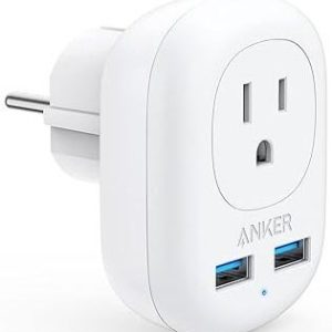 Anker European Travel PowerExtend USB Plug Power Adapter