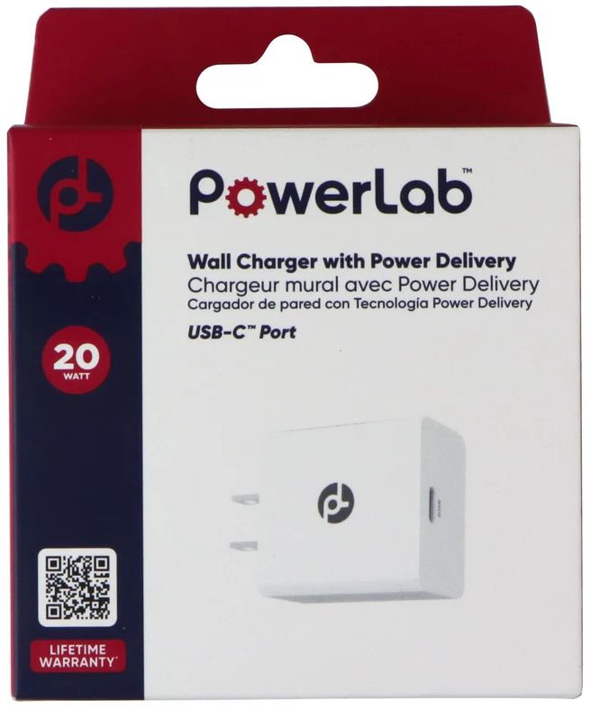 PowerLab 20W USB-C Wall Charger with Power Delivery - Image 2